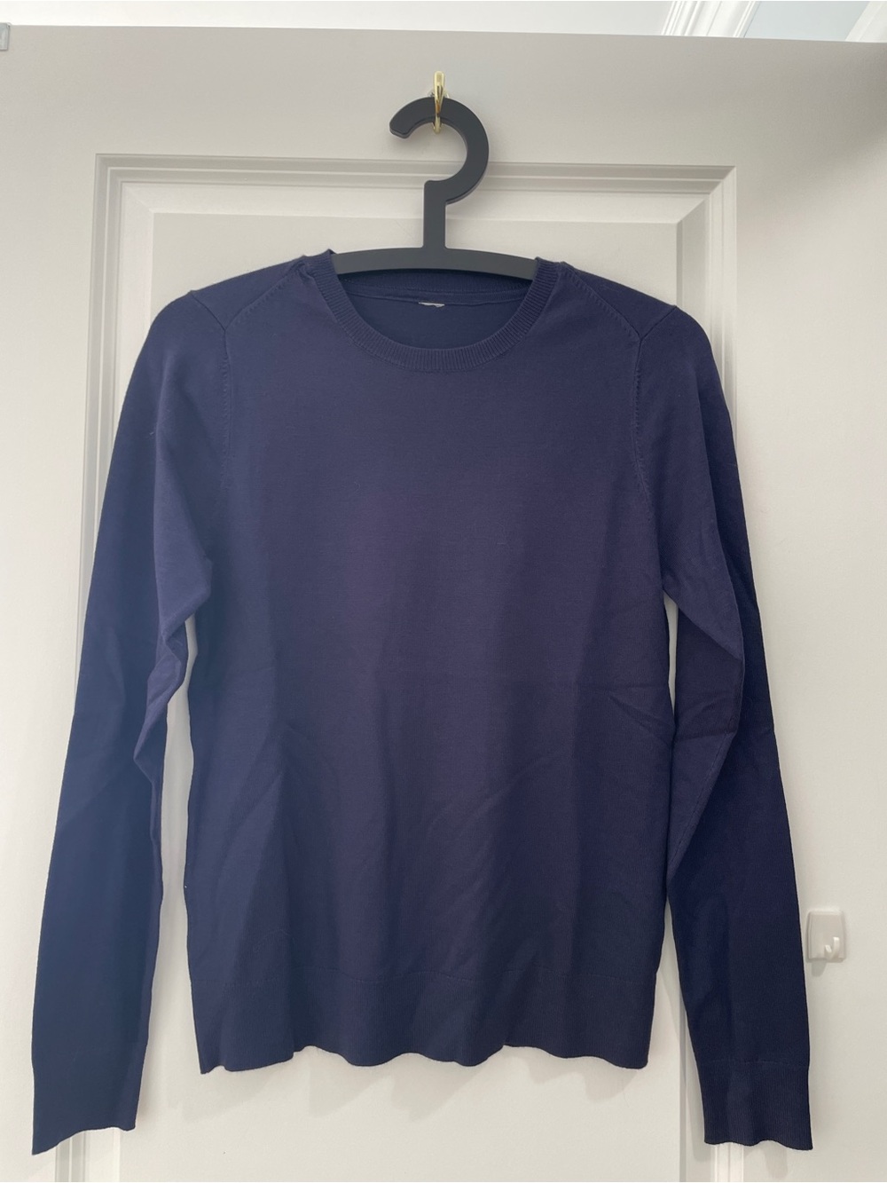twik Navy Crewneck Long Sleeve Sweater